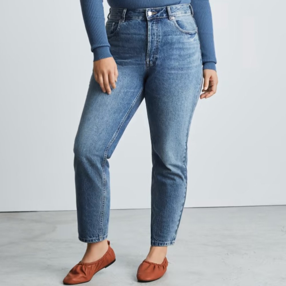 Everlane Curvy 90's Cheeky Straight Jeans NWT Size 30